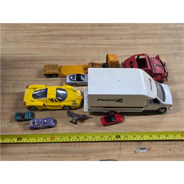 Lot of toy cars