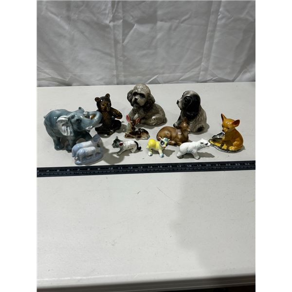 11 Vintage animal ornaments