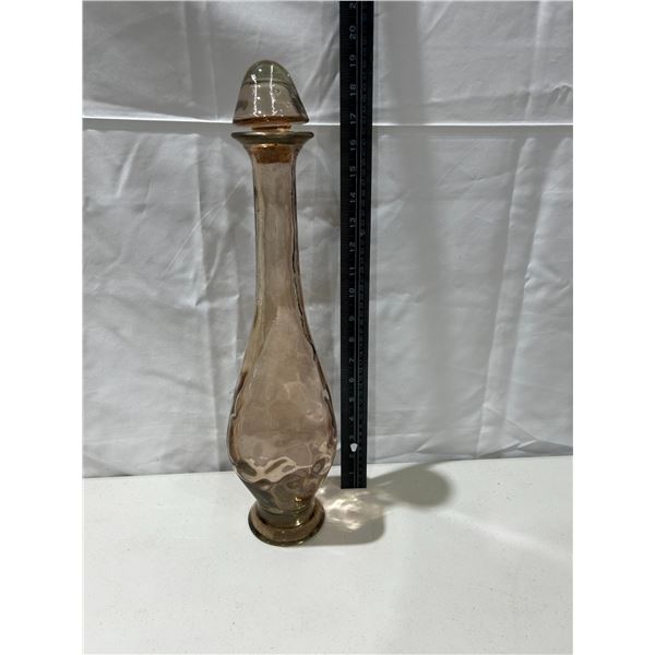 Vintage glass decanter