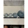 Image 2 : Vintage bubble glass dishes - 18 pieces (couple with flea bites)