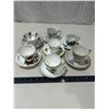 Image 1 : Assorted tea cups & saucers