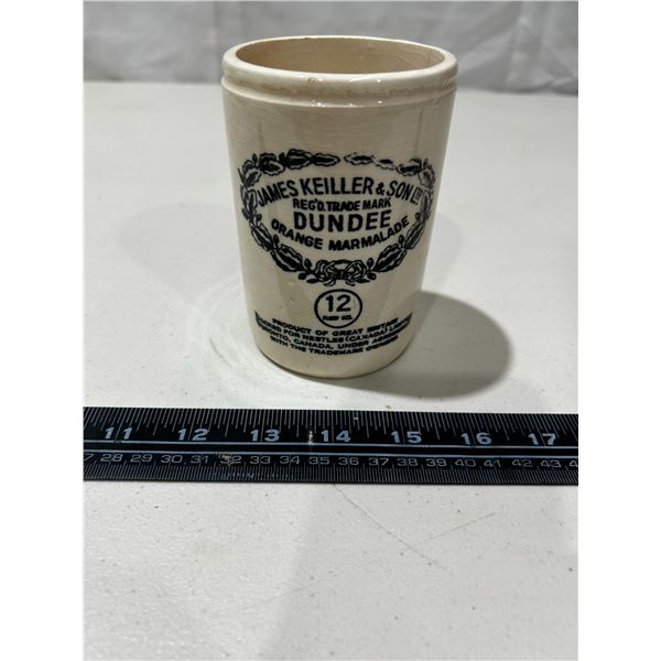 1 Vintage James Keiller & Son Dundee marmalade jar
