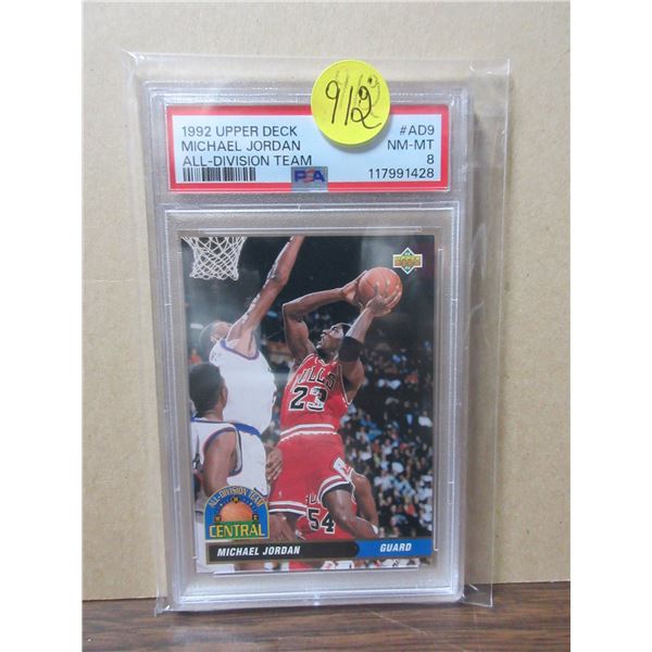 1992 UD #AD9 michael jordan