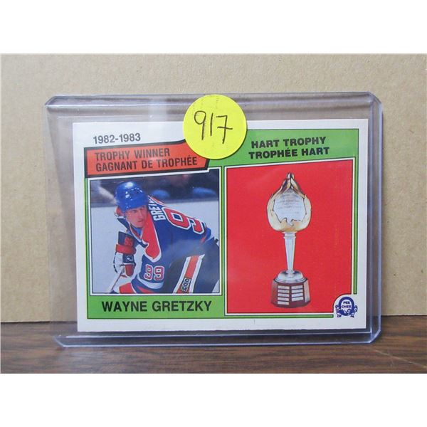 1982-84 OPC #203 gretzky hart trophy