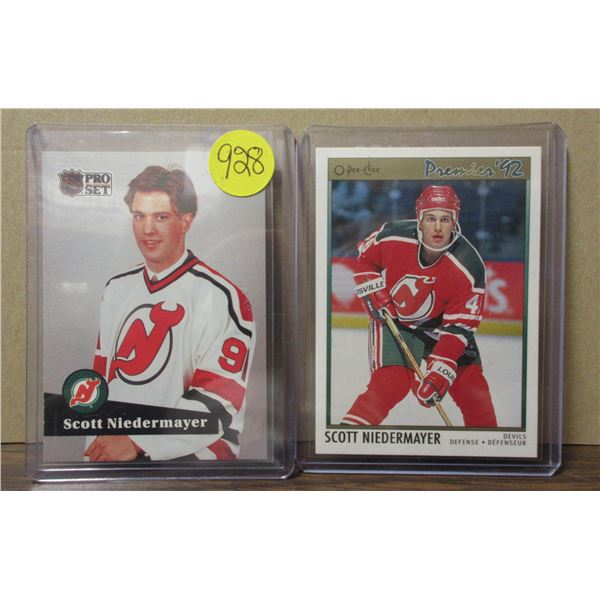 2 scott niedermayer rookie cards