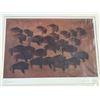 Image 2 : Benjamin Chee Chee- bison art print- 14" by 11"