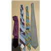 Image 4 : Variety of ties with a tie hanger. All very good condition.