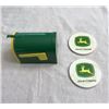 Image 8 : John Deere mailbox piggybank, 3.25” (8.5 cm) x 5.25” (13.5 cm), works well + 2 Joh