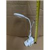 Image 2 : Clip on touch lamp with charger. Works.