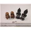 Image 2 : 2 pairs Salt and Pepper gophers, pweter Salt and Pepper Stamp BP 35