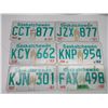 Image 1 : (6) 1980's Sask License Plates