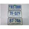 Image 1 : (3) 1976 Sask License Plates