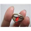 Image 5 : Silver Colored Ring With Red Stone
