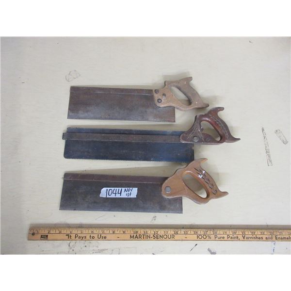 (3) hand saws