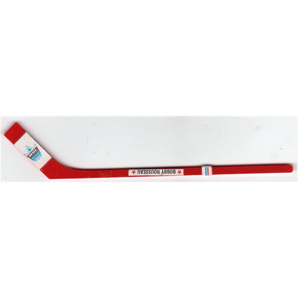 1086.  1970-71 POST CEREAL BOBBY ROUSSEAU RED HOCKEY STICK