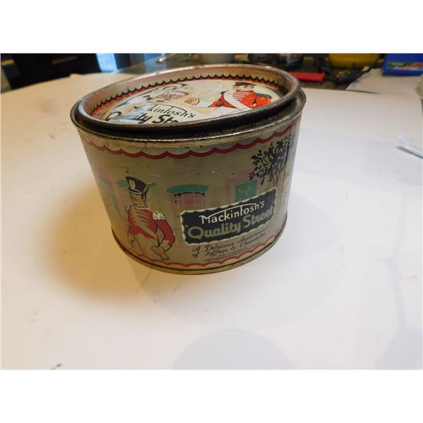 1095.  VINTAGE MACKINTOSH’S QUALITY STREET CANDY TIN