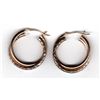 Image 1 : 1102.  STERLING SILVER AND 1/10 14K GOLD PLATED EARINGS
