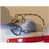 Image 3 : 1127.  MOTHER STERLING SILVER HEART PENDANT ON STERLING NECKLACE