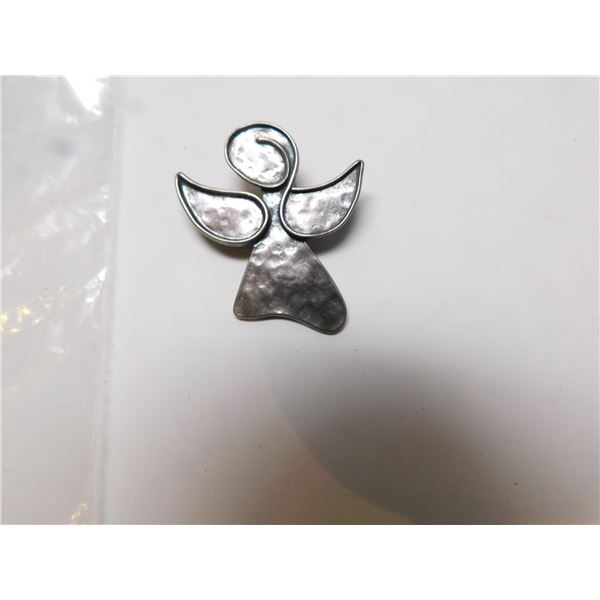 1129.  STERLING SILVER ANGEL PENDANT/BROOCH, SILPADA