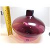 Image 6 : 1152.  PURPLE AMETHYST GLASS VASE
