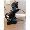 Image 3 : 1155.  MCM CERAMIC HORSE SIDE TABLE LAMP