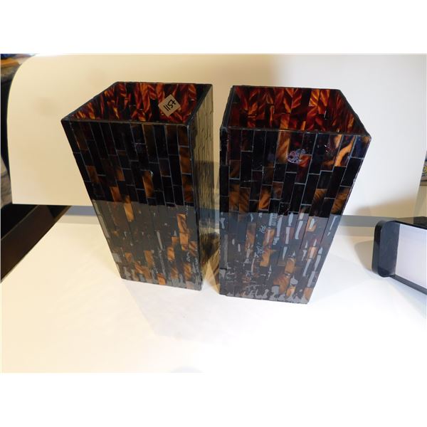 1157.  LARGE PARTYLITE CANDLE HOLDERS