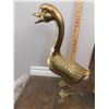 Image 3 : 1166.  19” TALL BRASS DUCK