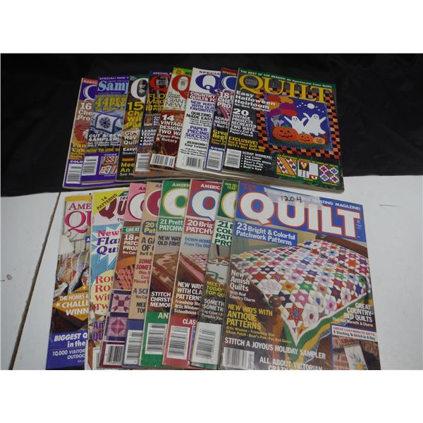 16 Quilt Magazines