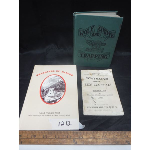 Trapping Book 1937, Gun Pamphlet, Nature Book