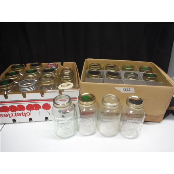 21 XIL  Canning Jars + 3 Misc.