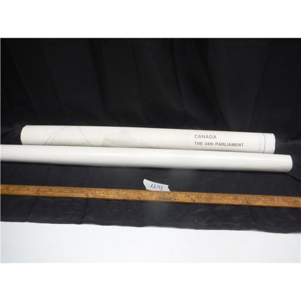 2 Maps Canada44"x30" and 51"x32"