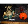 Image 3 : Vintage Glassware, Glass Fruit, Chalkware