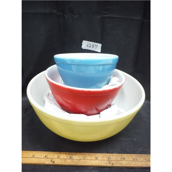 3 pc primary mixing bowls
