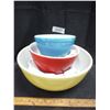Image 1 : 3 pc primary mixing bowls