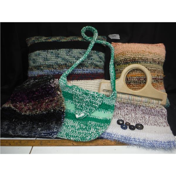 Handmade purses & pillows