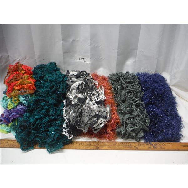6 pretty handknit scarves