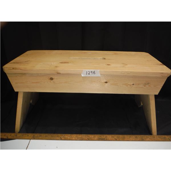 hand crafted step stool 24" X 10.5" X 12' tall