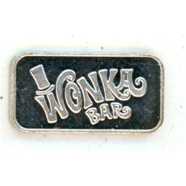 -1 gram silver wonka bar 999 fine silver (very sought after)
