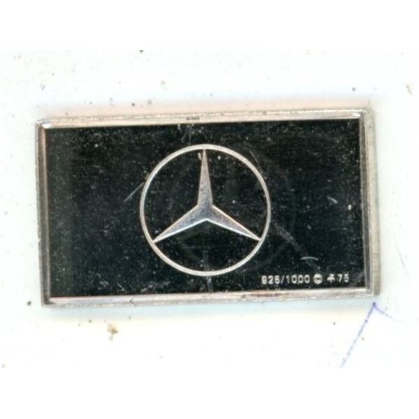 -1.62 gram mercedes bar .925 fine silver