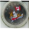Image 1 : Royal Canadian Mint Coin, Housed in original Case 2009 Canada Day 25-Cent Coloured Coin
