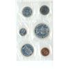 Image 2 : 1962 Royal Canadian Mint Specimen 6 Coin Set