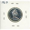 Image 2 : 186-1967 25 Cent Coin Canadian GRAH 14/3/76