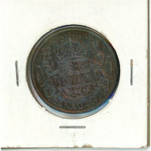 1944 Canadian 50-Cent Coin