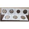 Image 2 : lot of 6 canadian half dollars,