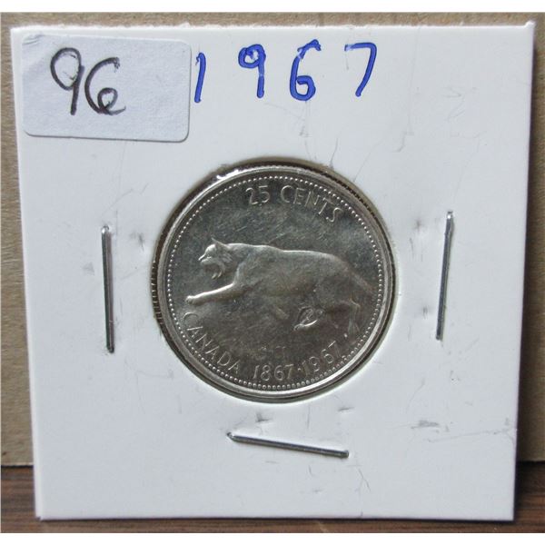 1967 canadian centennial quarter, LYXN