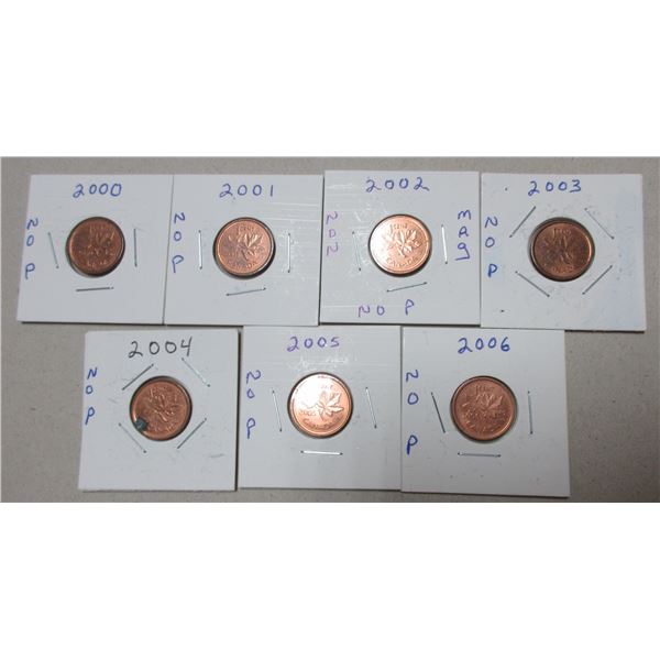 2000- 2006x 7 canadian small no P