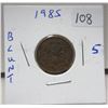 Image 1 : 1985 canadian small cent blunt 5