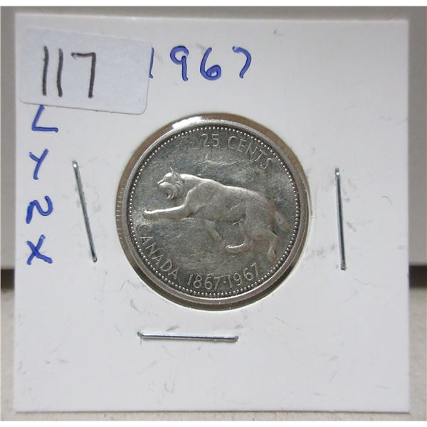 1972 canadian centennial quarter, LYXN