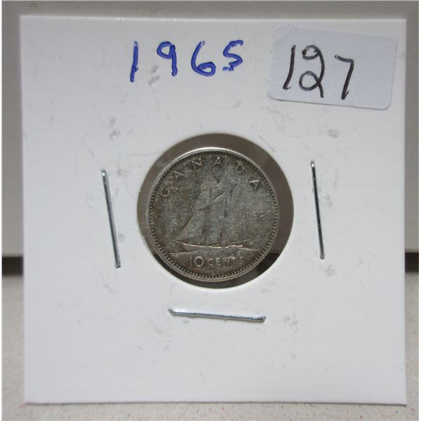 1965 canadian dime