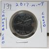 Image 1 : 2017 canadian half dollar, canada 150 logo. Mint